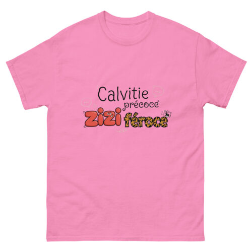 T-shirt Drôle Homme Calvitie précoce, Zizi féroce – Image 11