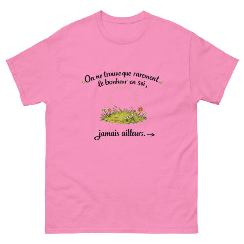 T-shirt Homme Sage On ne trouve que rarement le bonheur – Image 10