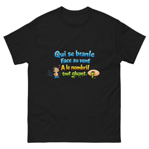 T-shirt drôle homme Nombril Gluant – Image 1