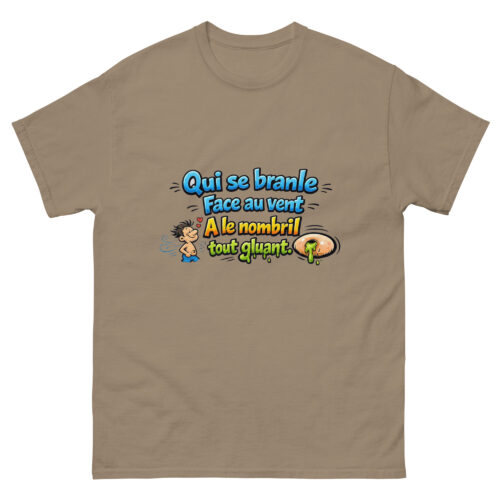 T-shirt drôle homme Nombril Gluant – Image 6