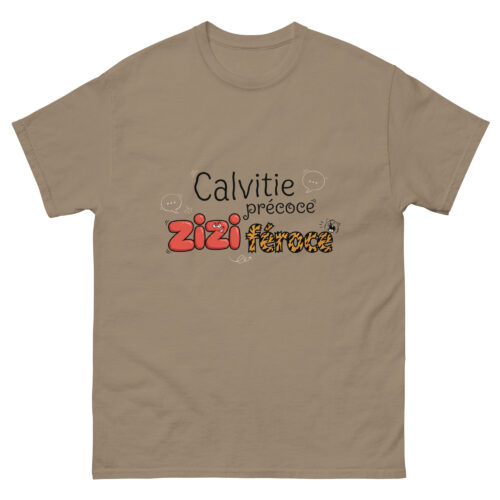 T-shirt Drôle Homme Calvitie précoce, Zizi féroce – Image 9