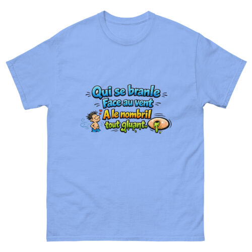 T-shirt drôle homme Nombril Gluant – Image 9