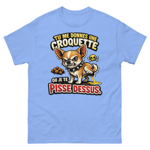 T-shirt Homme Drôle Chihuahua Méchant – Image 10