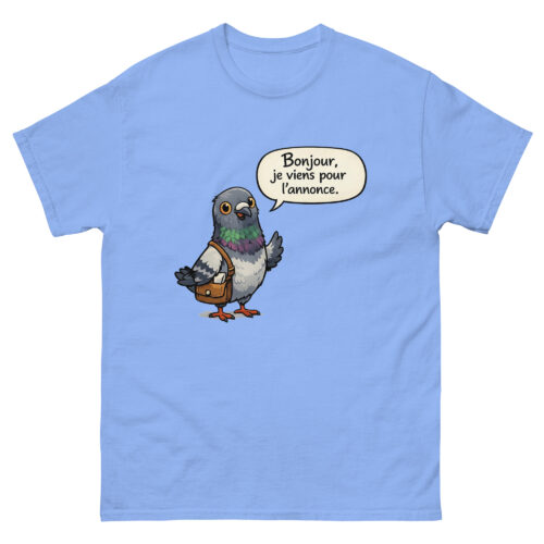 T-shirt Homme Drôle Bonjour, je viens pour l'annonce – Image 12