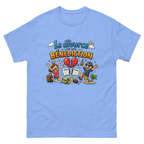 T-shirt Homme Drôle Le divorce est une bénédiction – Image 13