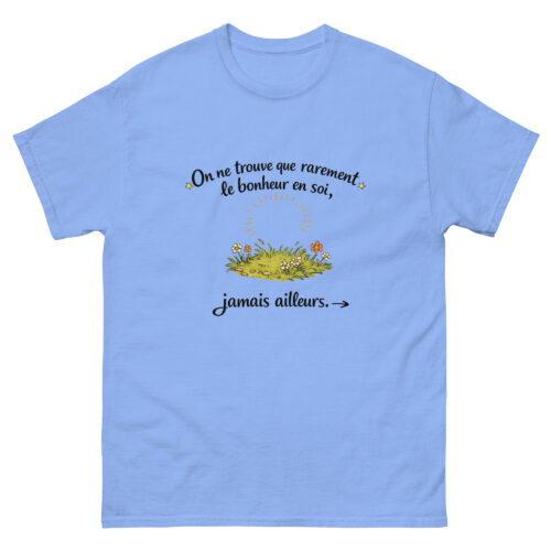 T-shirt Homme Sage On ne trouve que rarement le bonheur – Image 11