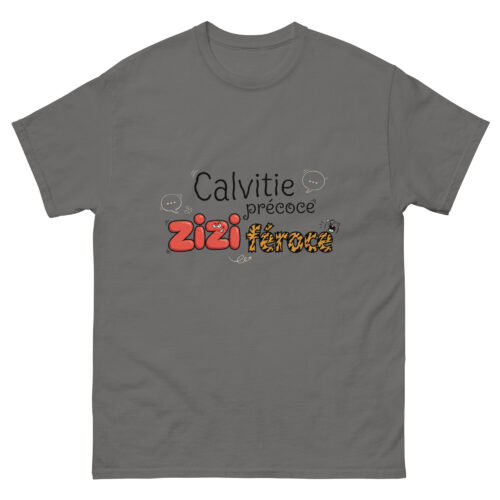 T-shirt Drôle Homme Calvitie précoce, Zizi féroce – Image 7