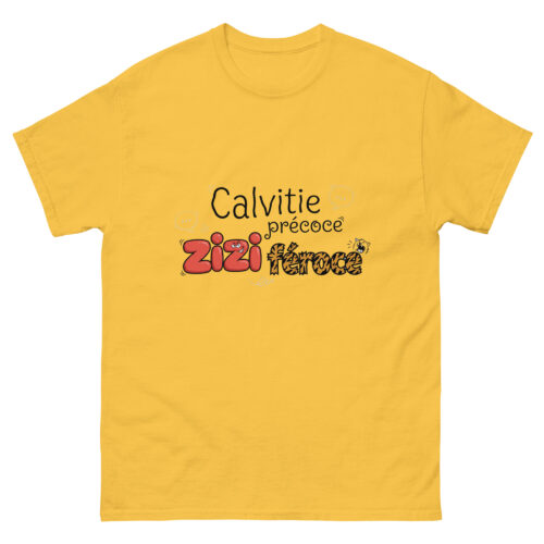 T-shirt Drôle Homme Calvitie précoce, Zizi féroce – Image 13