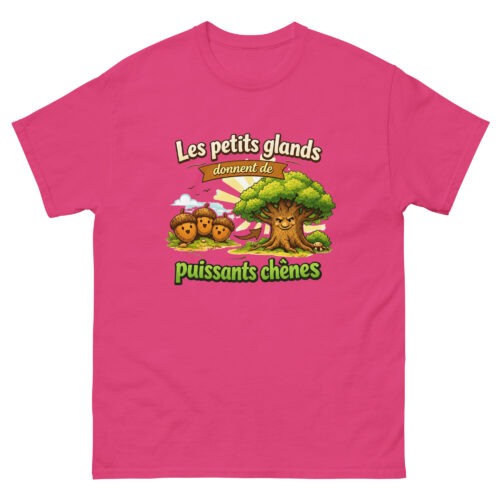 T-shirt Homme Drôle Les petits glands font de puissants chênes – Image 6