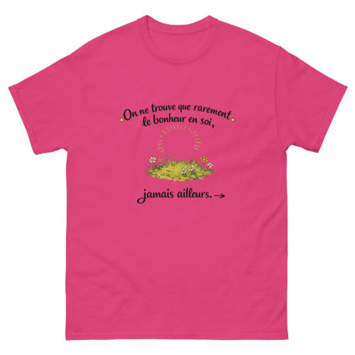 T-shirt Homme Sage On ne trouve que rarement le bonheur – Image 6