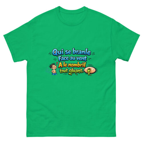 T-shirt drôle homme Nombril Gluant – Image 7