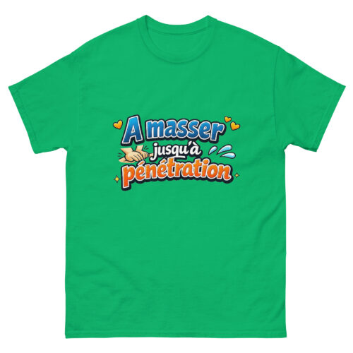 T-shirt Homme Drôle à Masser jusqu'à Pénétration – Image 8