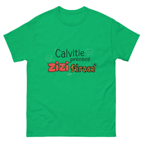 T-shirt Drôle Homme Calvitie précoce, Zizi féroce – Image 10
