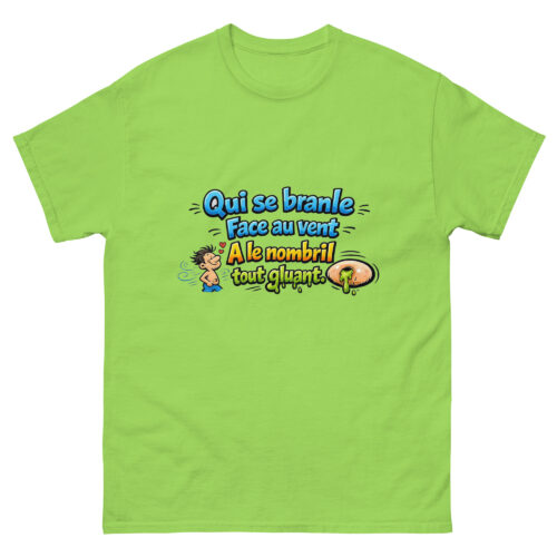 T-shirt drôle homme Nombril Gluant – Image 10