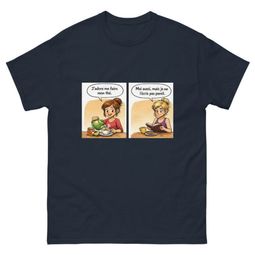 T-shirt Homme Drôle Me faire mon thé – Image 2