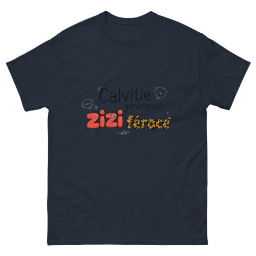 T-shirt Drôle Homme Calvitie précoce, Zizi féroce – Image 3