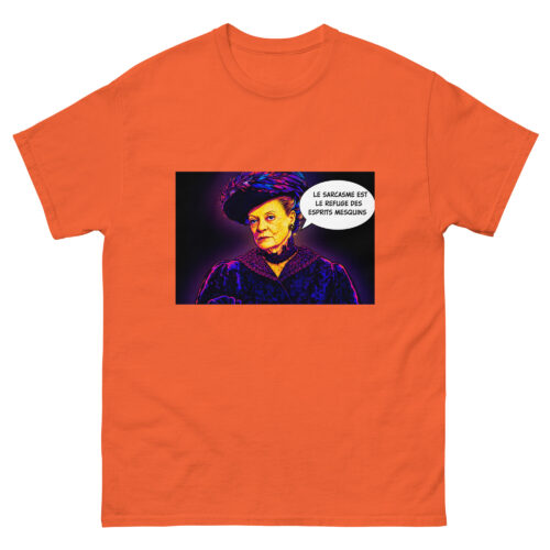T-shirt Homme Drôle Le sarcasme est le refuge est esprits mesquins – Image 8