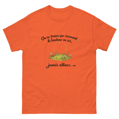 T-shirt Homme Sage On ne trouve que rarement le bonheur – Image 7