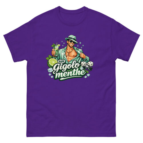 T-shirt Drôle Homme Gigolo Menthe – Image 3