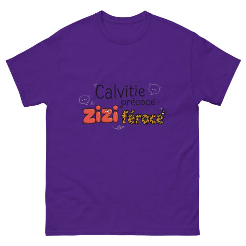 T-shirt Drôle Homme Calvitie précoce, Zizi féroce – Image 4