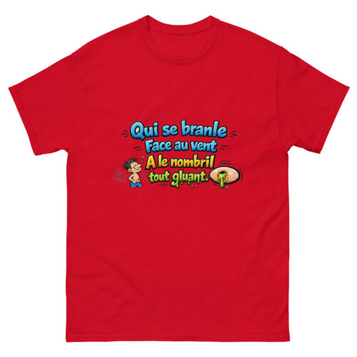 T-shirt drôle homme Nombril Gluant – Image 3