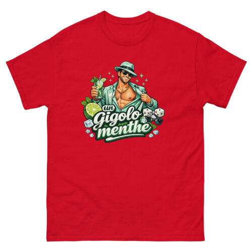 T-shirt Drôle Homme Gigolo Menthe – Image 4