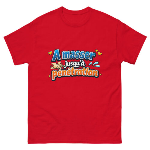 T-shirt Homme Drôle à Masser jusqu'à Pénétration – Image 4