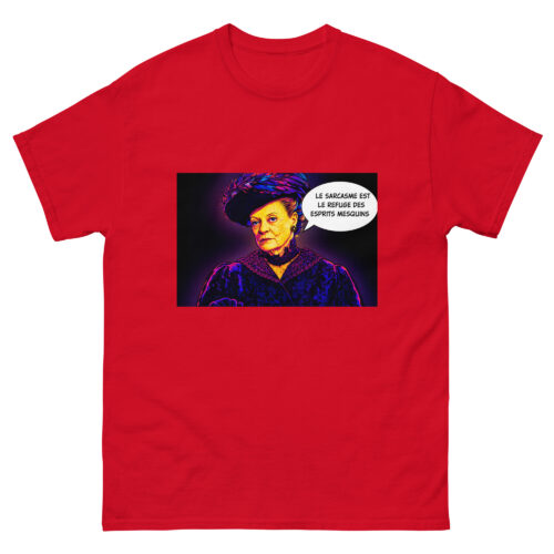 T-shirt Homme Drôle Le sarcasme est le refuge est esprits mesquins – Image 4