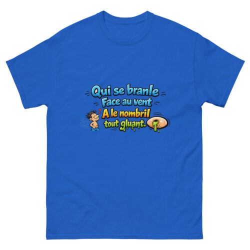 T-shirt drôle homme Nombril Gluant – Image 4