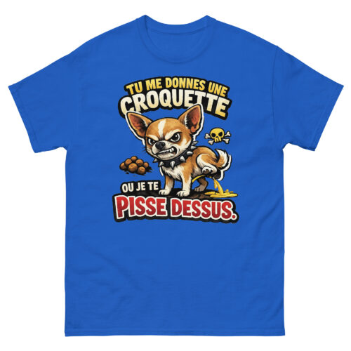 T-shirt Homme Drôle Chihuahua Méchant – Image 5