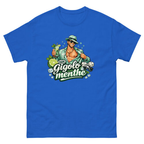 T-shirt Drôle Homme Gigolo Menthe – Image 5