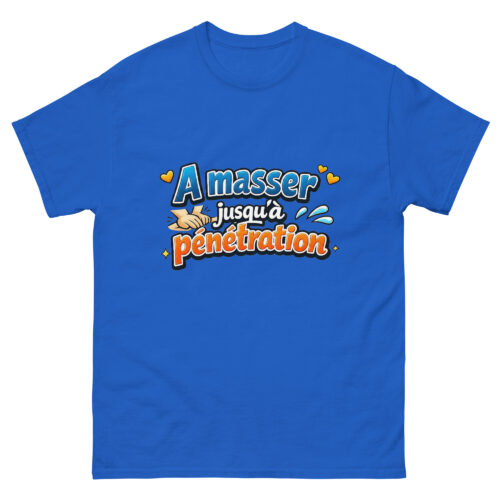 T-shirt Homme Drôle à Masser jusqu'à Pénétration – Image 5