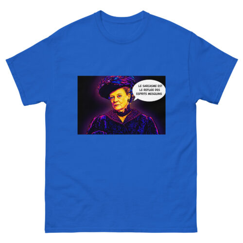 T-shirt Homme Drôle Le sarcasme est le refuge est esprits mesquins – Image 5