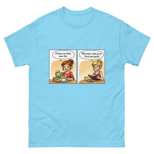 T-shirt Homme Drôle Me faire mon thé – Image 13