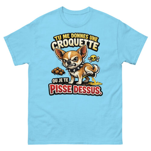 T-shirt Homme Drôle Chihuahua Méchant – Image 13