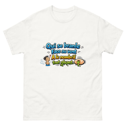 T-shirt drôle homme Nombril Gluant – Image 11