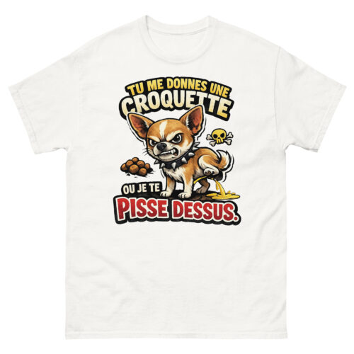T-shirt Homme Drôle Chihuahua Méchant – Image 14