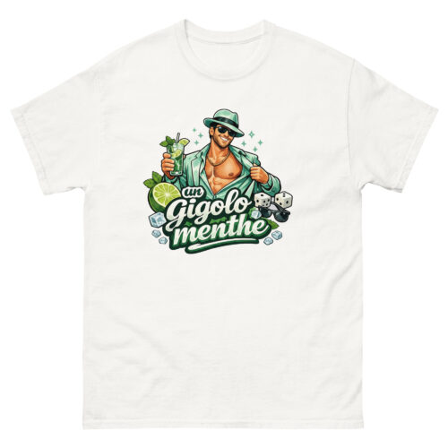 T-shirt Drôle Homme Gigolo Menthe – Image 13