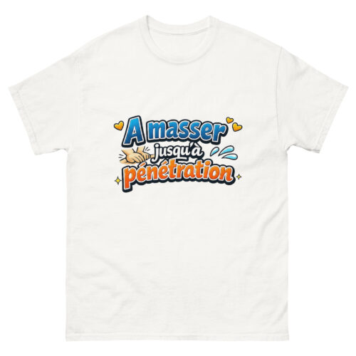 T-shirt Homme Drôle à Masser jusqu'à Pénétration – Image 12